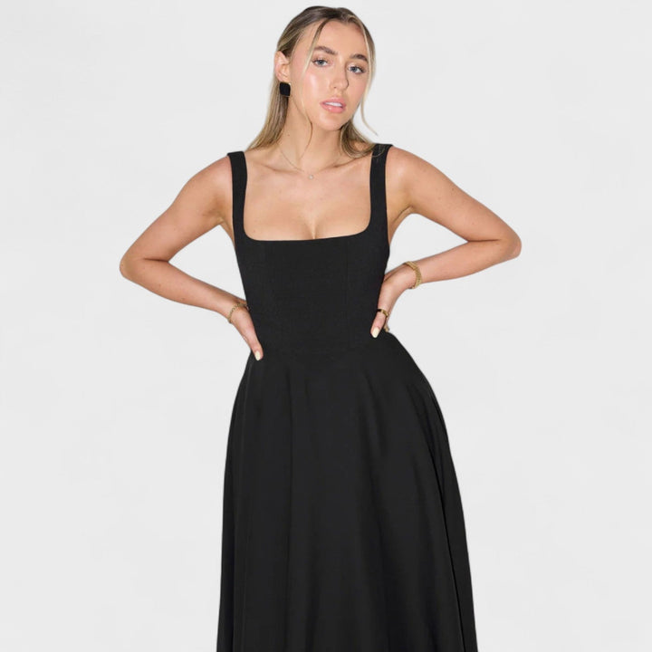 Olivia Sydney - Square Neck Midi Dress