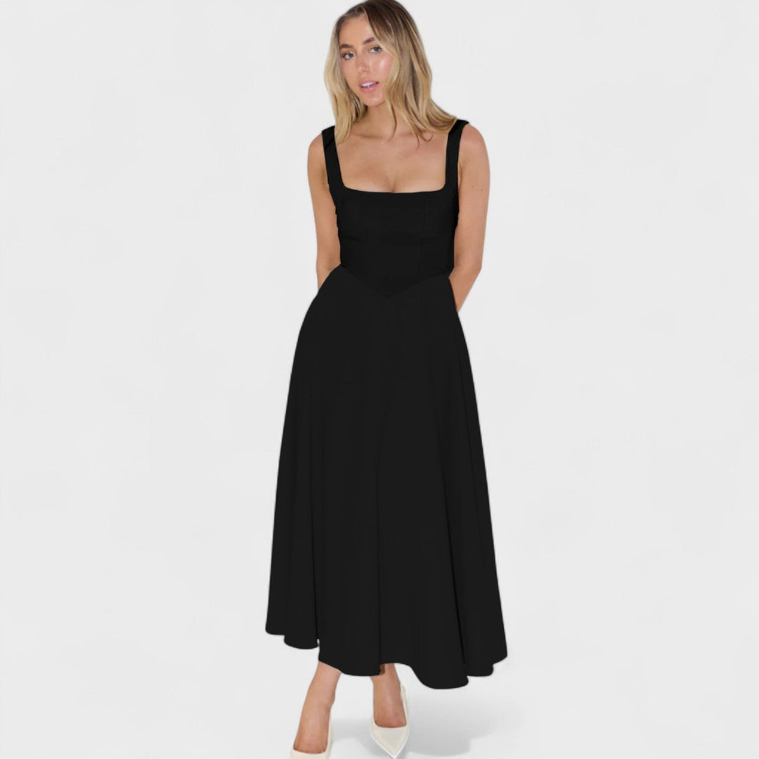 Olivia Sydney - Square Neck Midi Dress