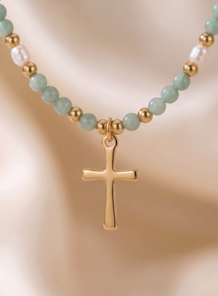 Olivia Sydney - Colorful Cross Necklace