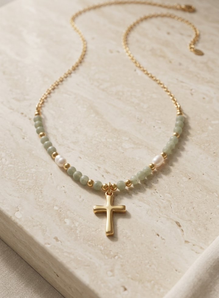 Olivia Sydney - Colorful Cross Necklace