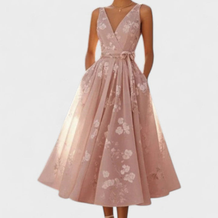 Olivia Sydney - Elegant Midi Dress