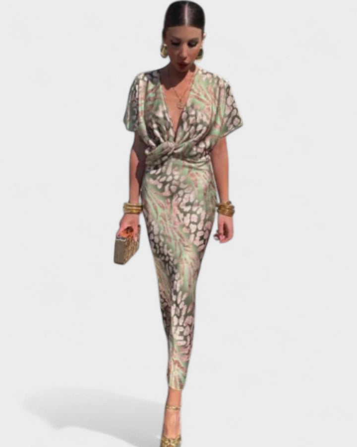 Olivia Sydney - Floral Pleated Dress