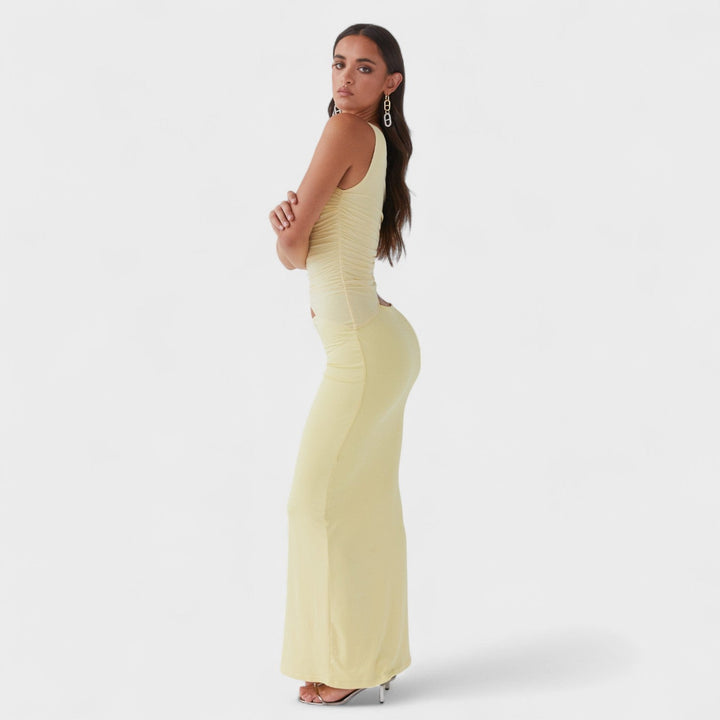 Olivia Sydney - Asymmetrical Maxi Dress