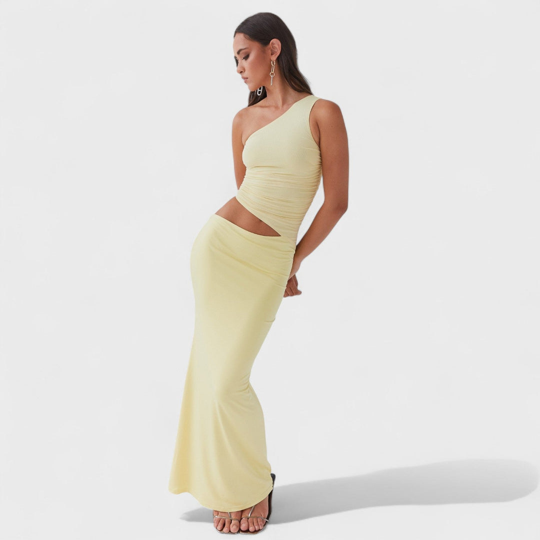 Olivia Sydney - Asymmetrical Maxi Dress