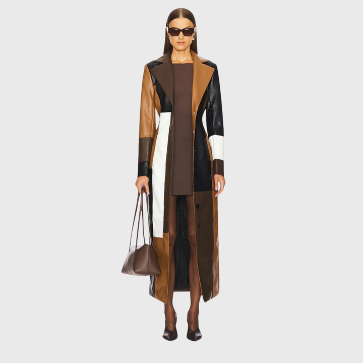 Olivia Sydney - Long Patchwork Coat