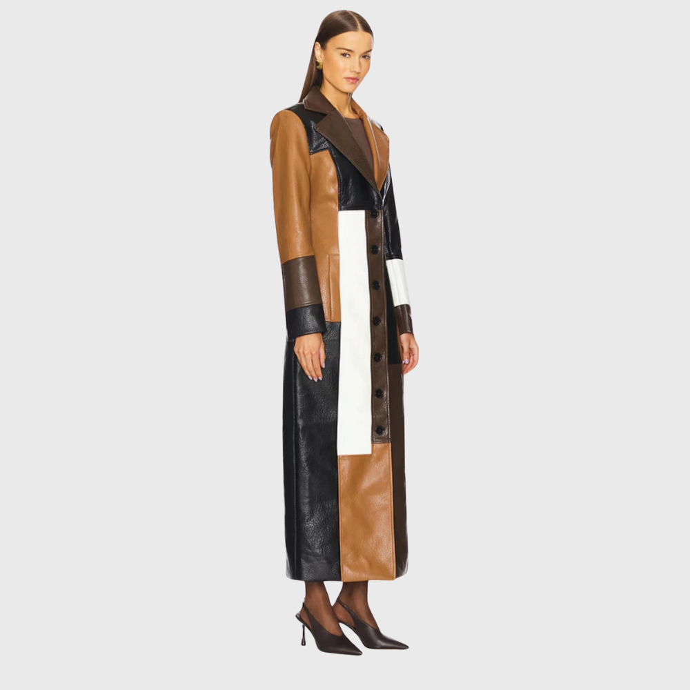 Olivia Sydney - Long Patchwork Coat