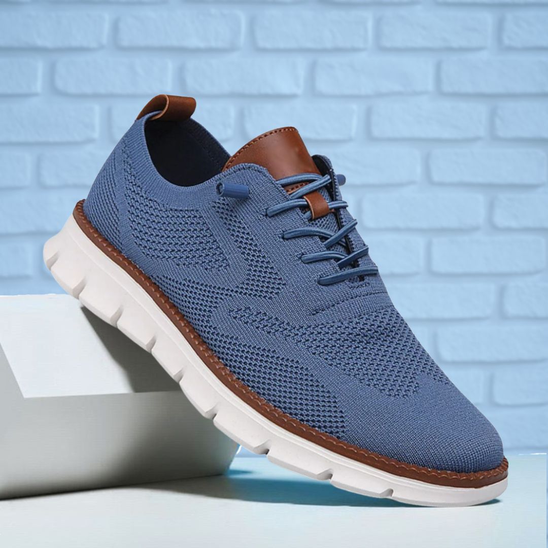 Olivia Sydney - Ultra-Comfortable Breathable Shoes in Blue-White