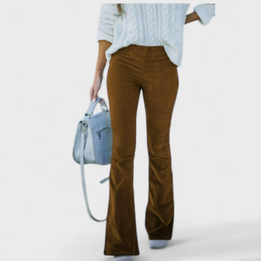 Olivia Sydney - Flared Corduroy Pants