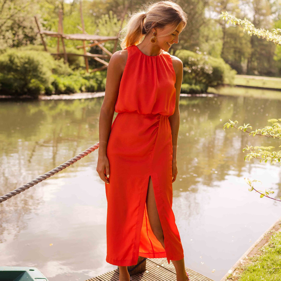 Olivia Sydney - Elegant Midi Dress