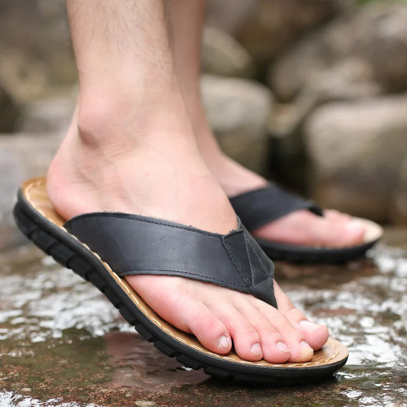 Olivia Sydney - Men's Leather Sandals