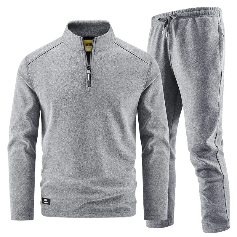 Olivia Sydney - Elegant Zip-Up Sweater Set for Men