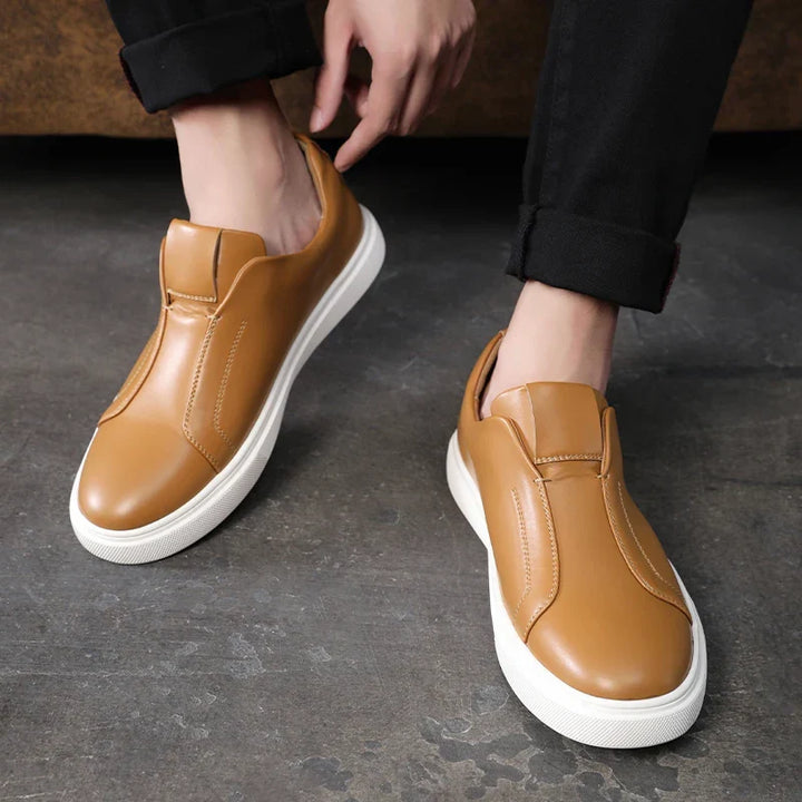 Olivia Sydney - Casual Leather Slip-Ons
