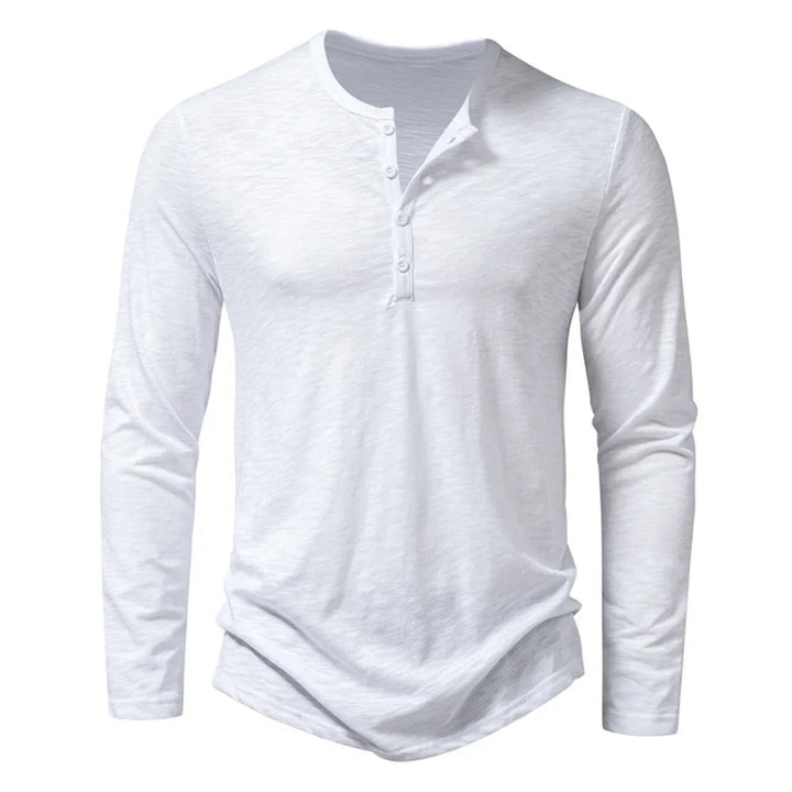 Olivia Sydney - Long Sleeve Cotton Polo Shirt