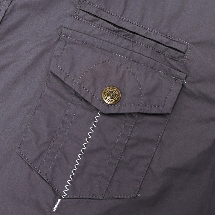 Olivia Sydney - Short Sleeve Cotton Cargo Shirt