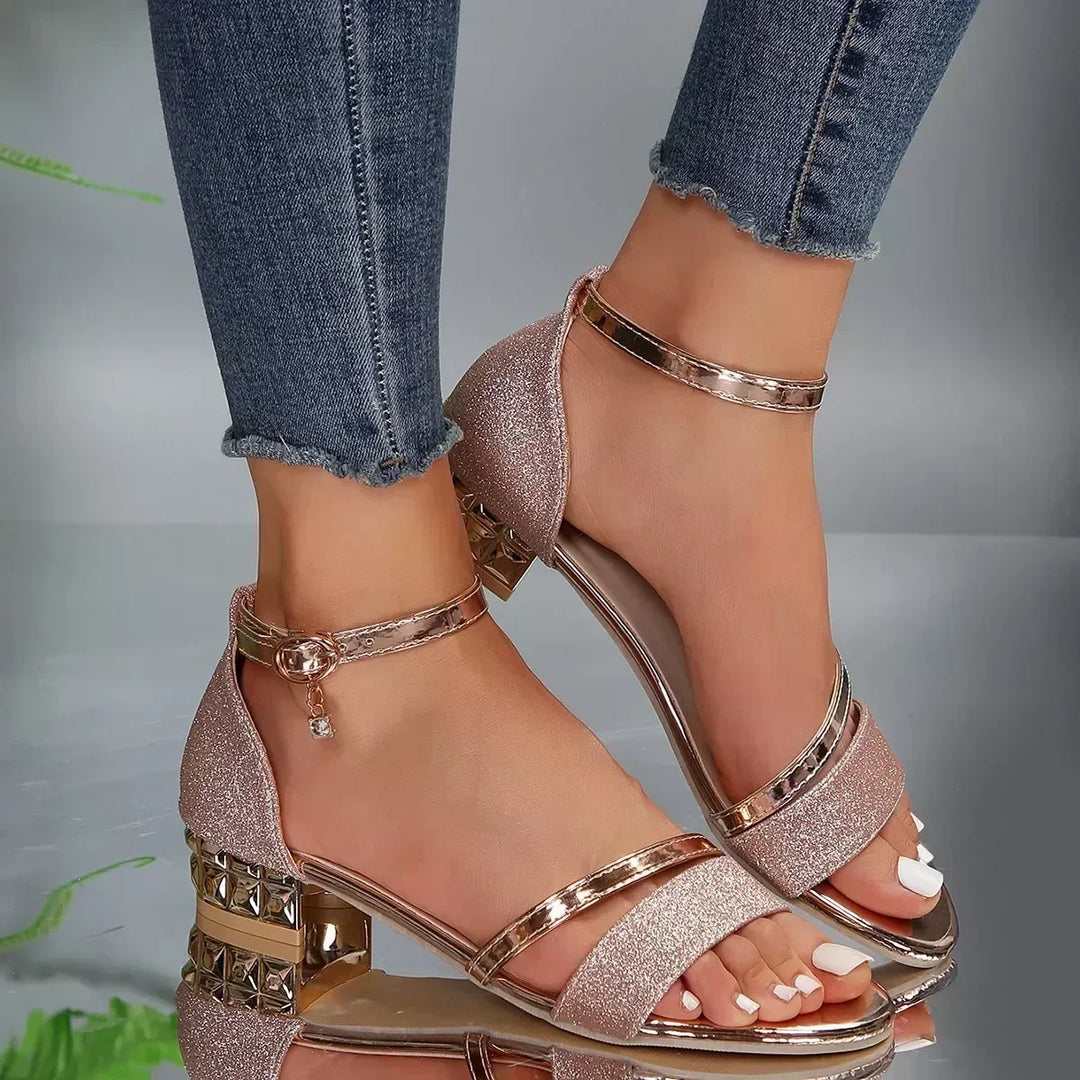 Olivia Sydney - Comfortable and Elegant Sandal with Adjustable Ankle Strap