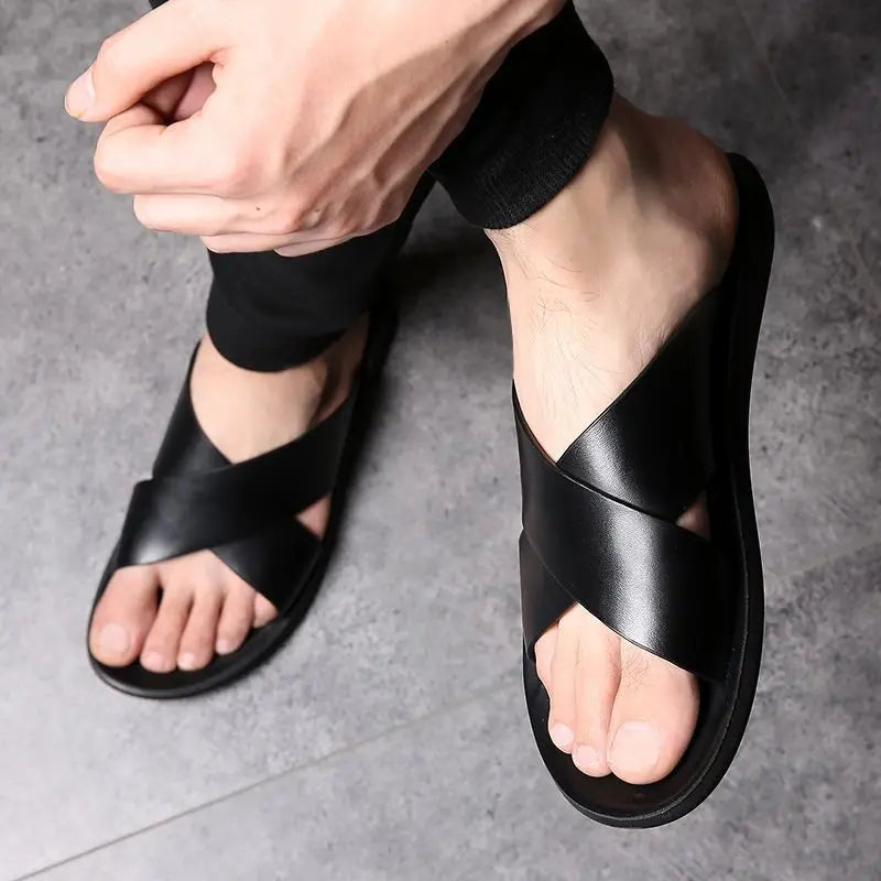 Olivia Sydney - Elegant Leather Sandals