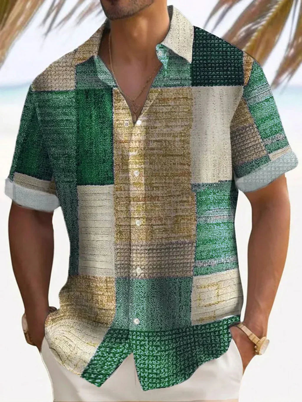 Olivia Sydney - Elegant Patchwork Shirt