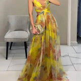 Bella - Elegantna Cvjetna Maxi Haljina