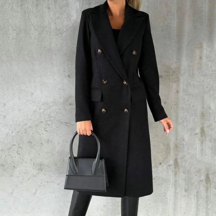 Olivia Sydney - Long Coat with Double Buttons