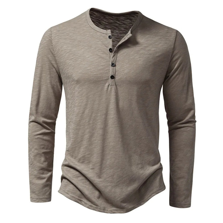 Olivia Sydney - Long Sleeve Cotton Polo Shirt