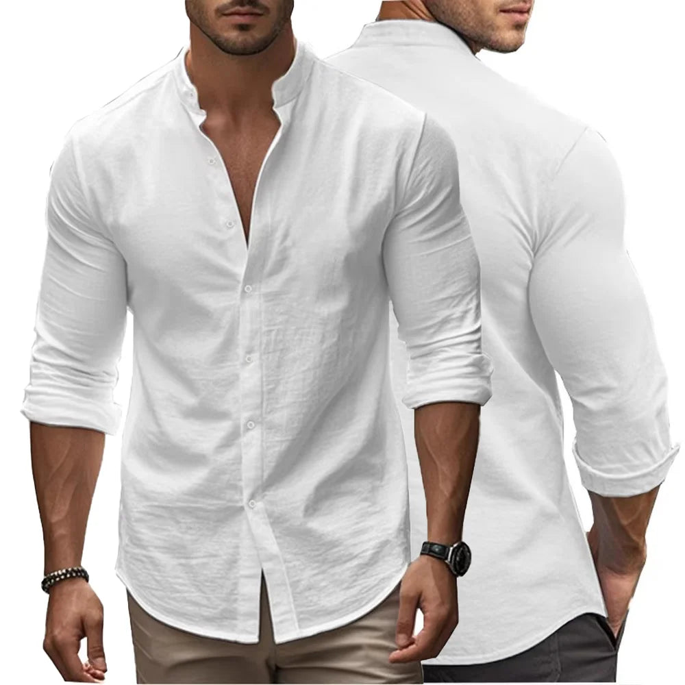 Olivia Sydney - Casual Summer Shirt in Cotton and Linen