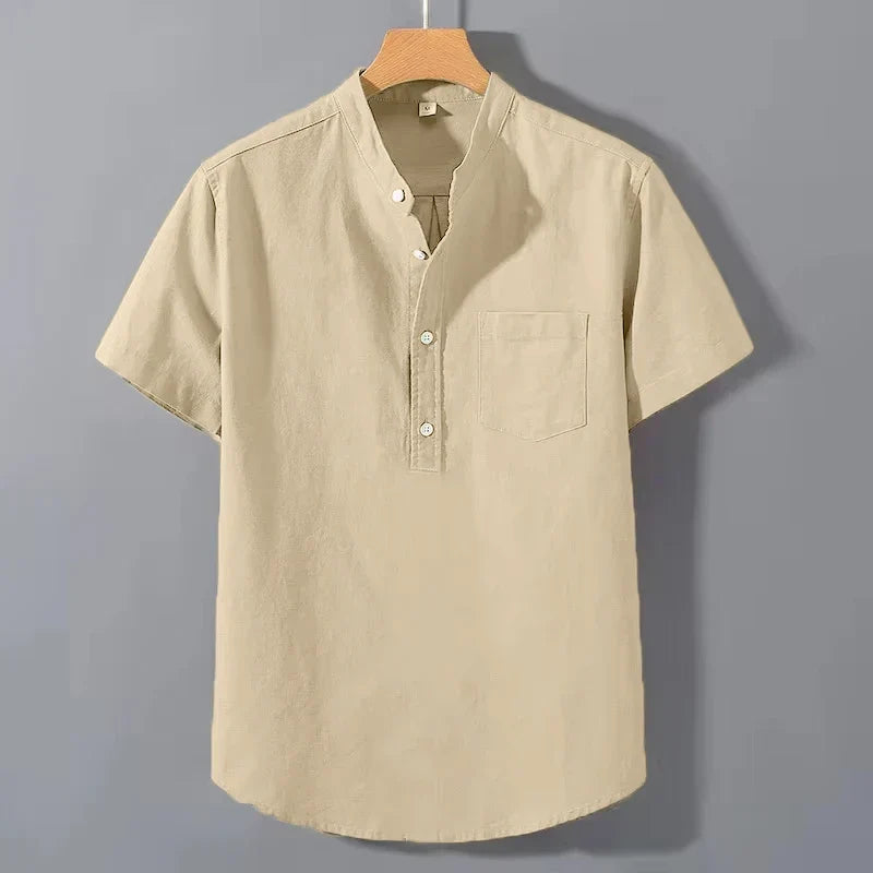 Olivia Sydney - Short Sleeve Cotton Shirt