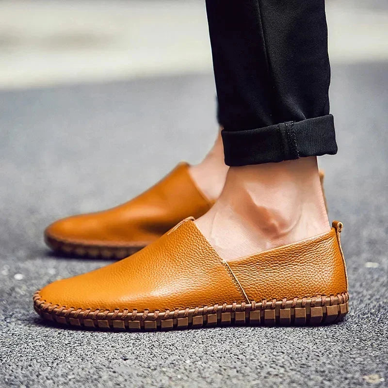 Olivia Sydney - Elegant and Breathable Leather Loafers