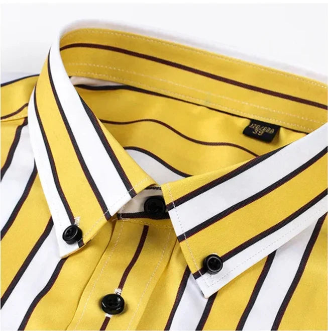 Olivia Sydney - Casual Striped Men's Shirt