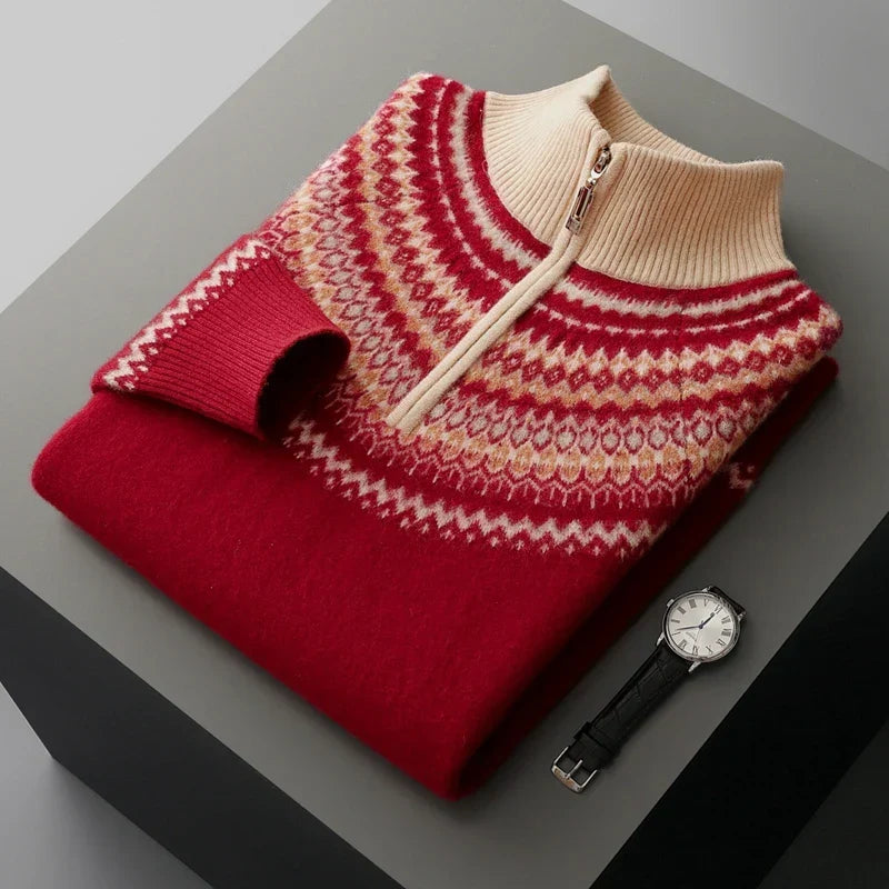 Olivia Sydney - Elegant Cashmere Zip-Up Sweater