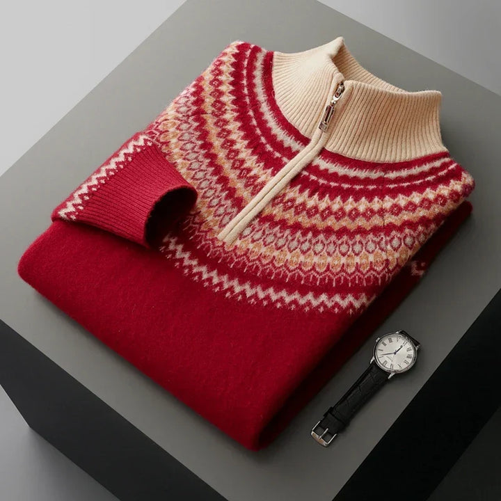 Olivia Sydney - Elegant Cashmere Zip-Up Sweater