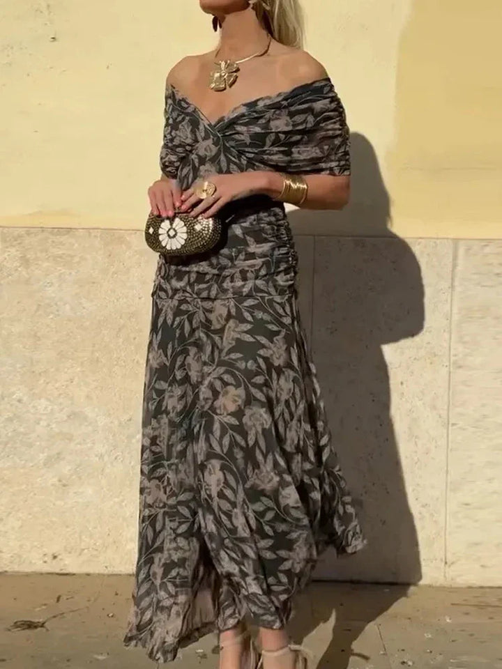 Olivia Sydney - Elegant V-neck Dress