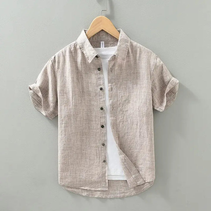 Olivia Sydney - Short Sleeve Linen Shirt