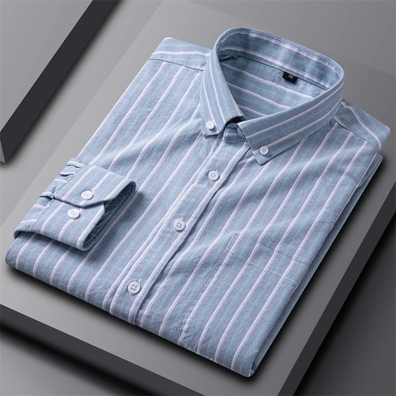 Olivia Sydney - Men's Chic Oxford Shirt