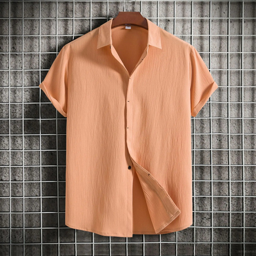 Olivia Sydney - Short Sleeve Linen Cotton Shirt