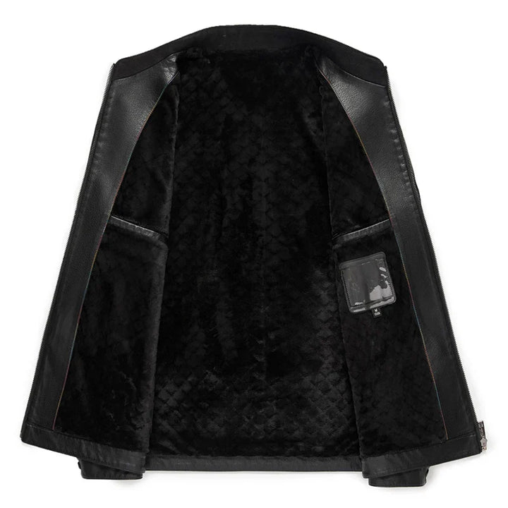 Olivia Sydney - Elegant Leather Coat for Men