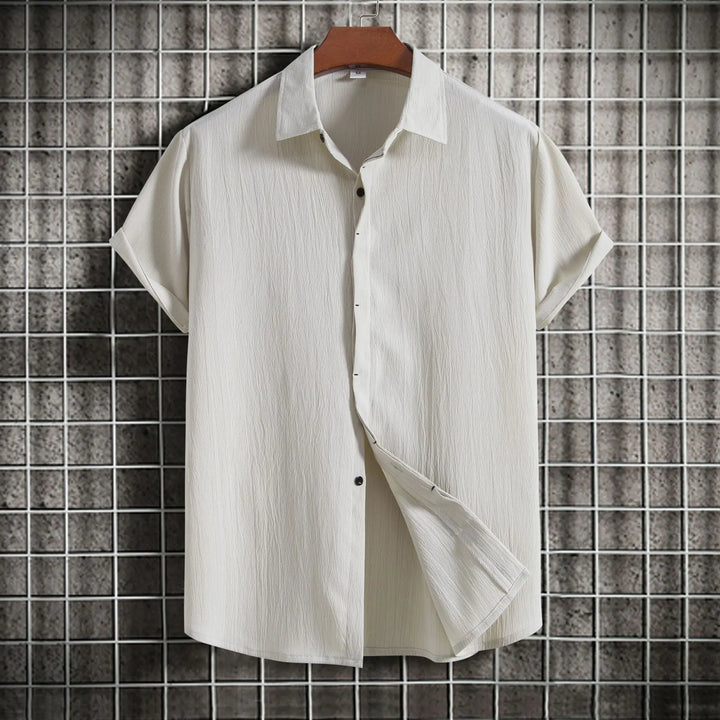 Olivia Sydney - Short Sleeve Linen Cotton Shirt