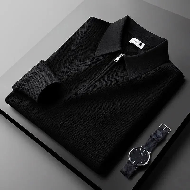 Olivia Sydney - Elegant Zip-Up Sweater for Men