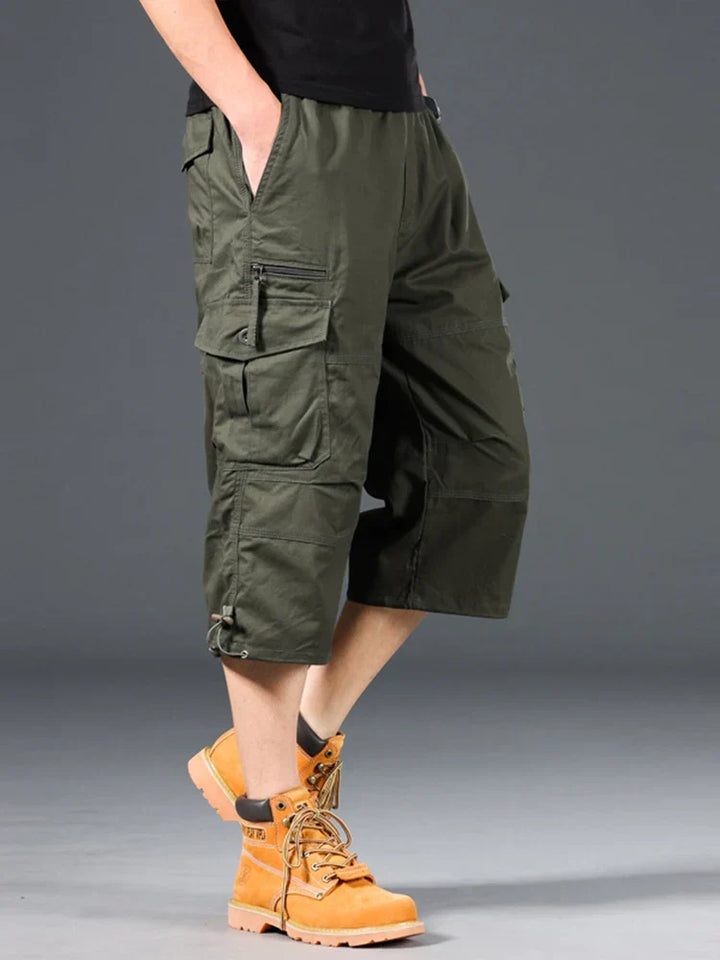 Olivia Sydney - Cotton Long Cargo Shorts