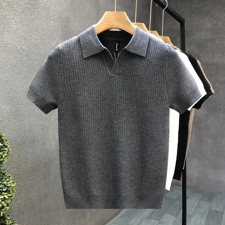 Olivia Sydney - Breathable Knitted Polo Shirt