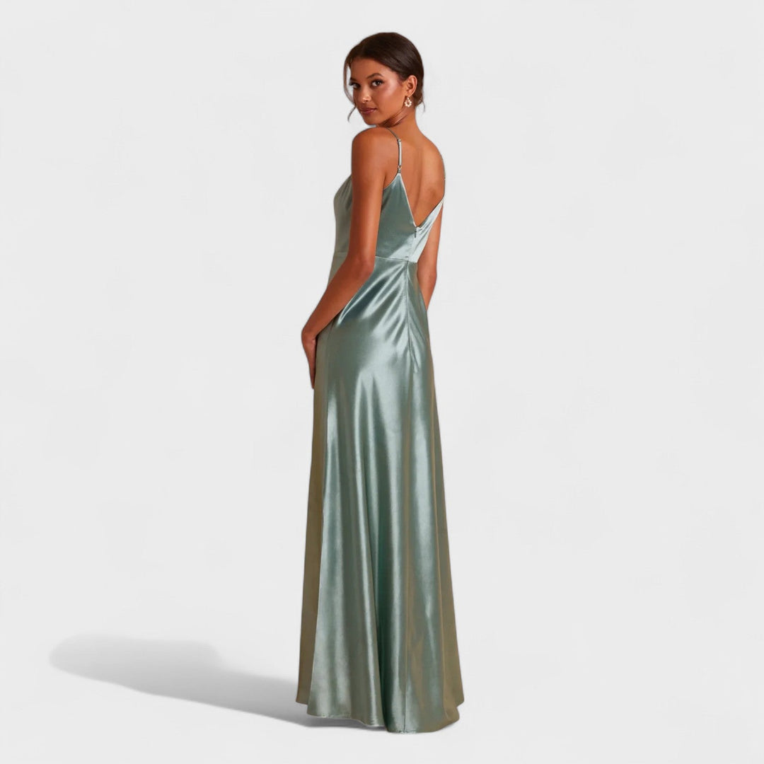 Olivia Sydney - Long Satin Dress