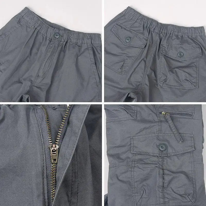 Olivia Sydney - Cotton Long Cargo Shorts
