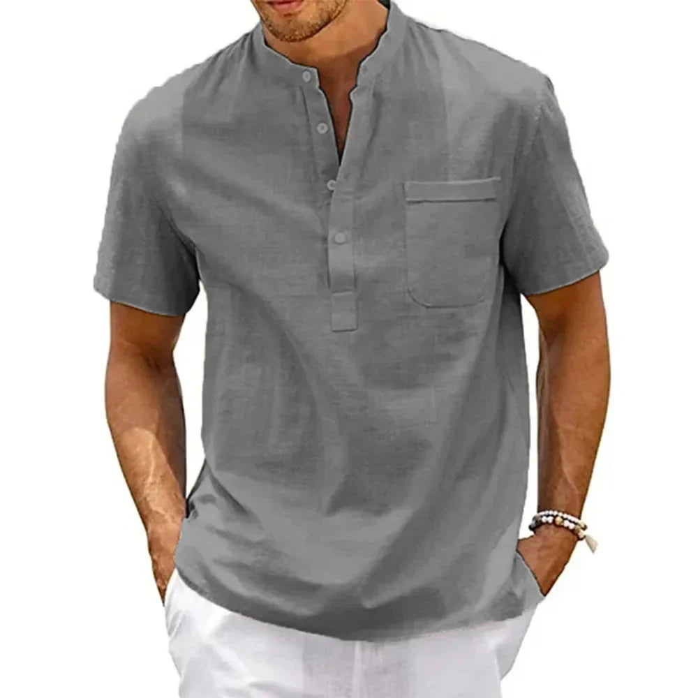 Olivia Sydney - Elegant Cotton Linen Shirt