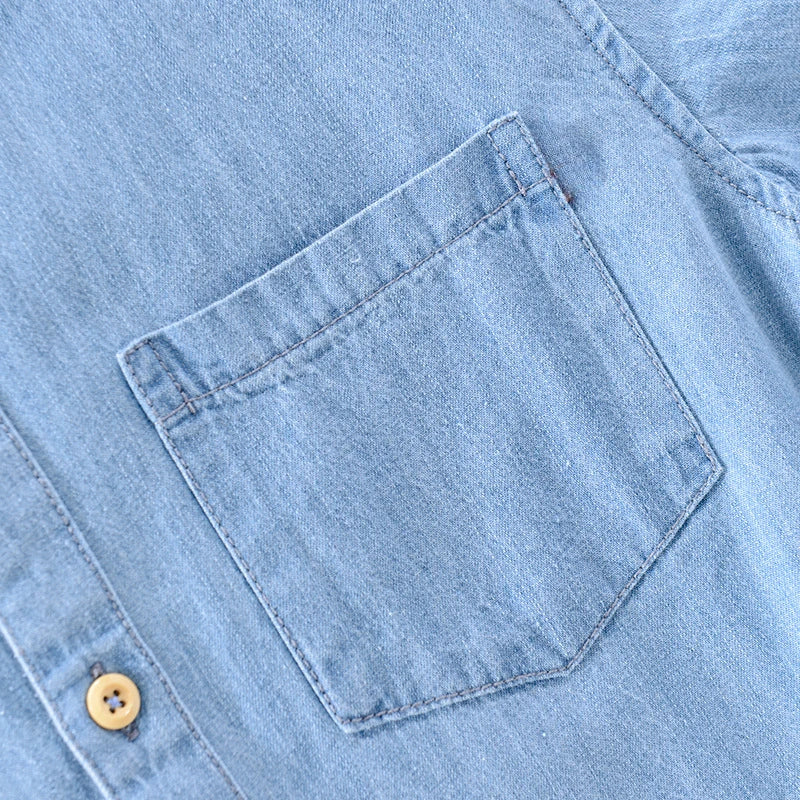 Olivia Sydney - Short Sleeve Denim Shirt