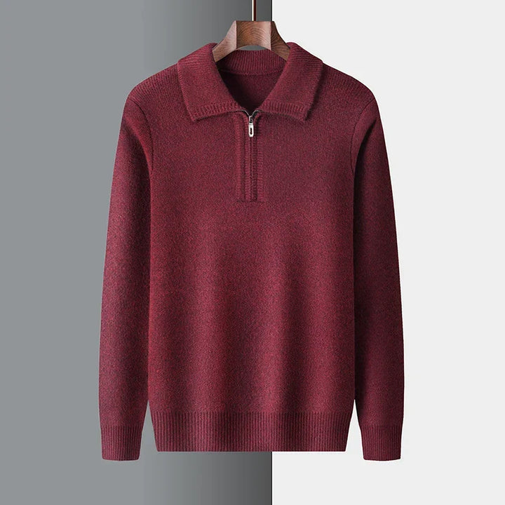 Olivia Sydney - Elegant Cashmere Sweater with Zipper