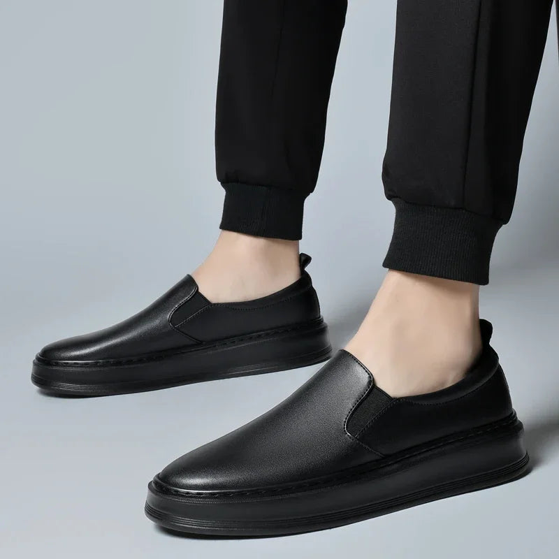 Olivia Sydney - Leather Slip-On Shoes