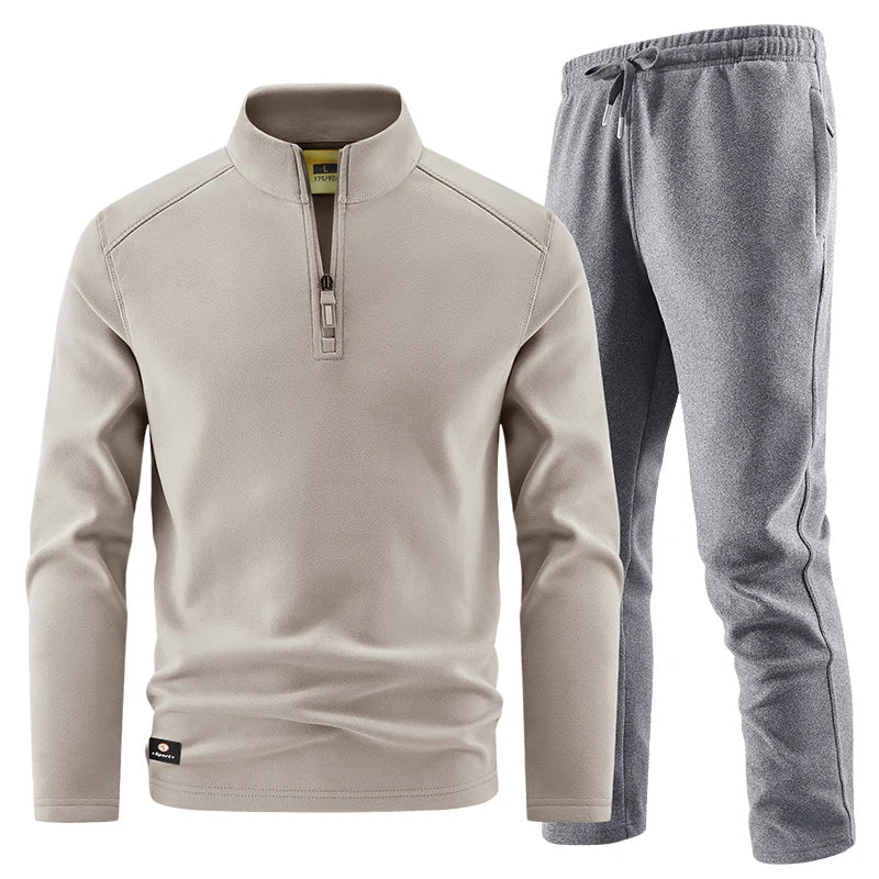 Olivia Sydney - Elegant Zip-Up Sweater Set for Men
