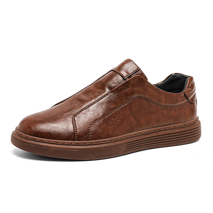 Olivia Sydney - Classic Leather Slip-On Shoes