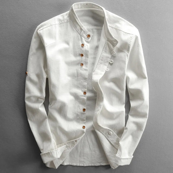 Olivia Sydney - Minimalist Japanese Collar Shirt