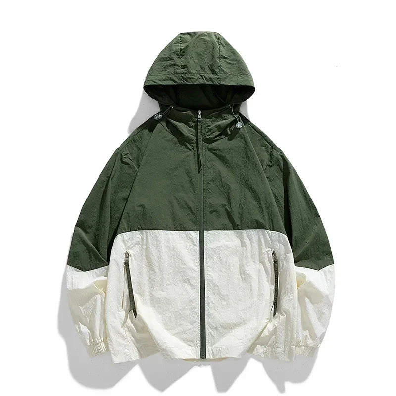 Olivia Sydney - Hooded Windbreaker Jacket