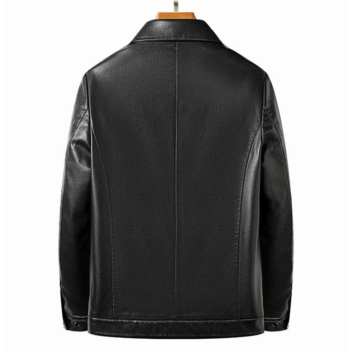 Olivia Sydney - Elegant Leather Coat for Men